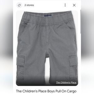 Children's Place gray cargo shorts size 4T
